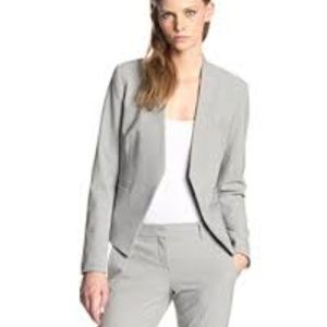 Theory Light Grey Lanai Wool Jacket
